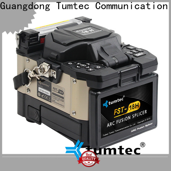 Tumtec v9 mini fiber optic splicing machine supply for fiber optic solution bulk production