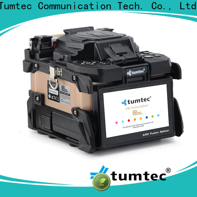 Tumtec four motors splicing equipment wholesale for fiber optic solution bulk production