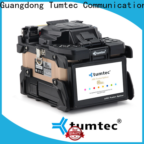 Tumtec four motors splicing machine price in bangalore series for fiber optic solution bulk production