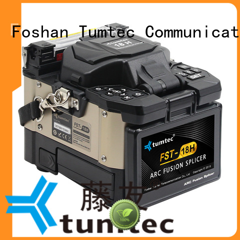 Tumtec v9 optical fiber splicing machine factory directly sale for telecommunications