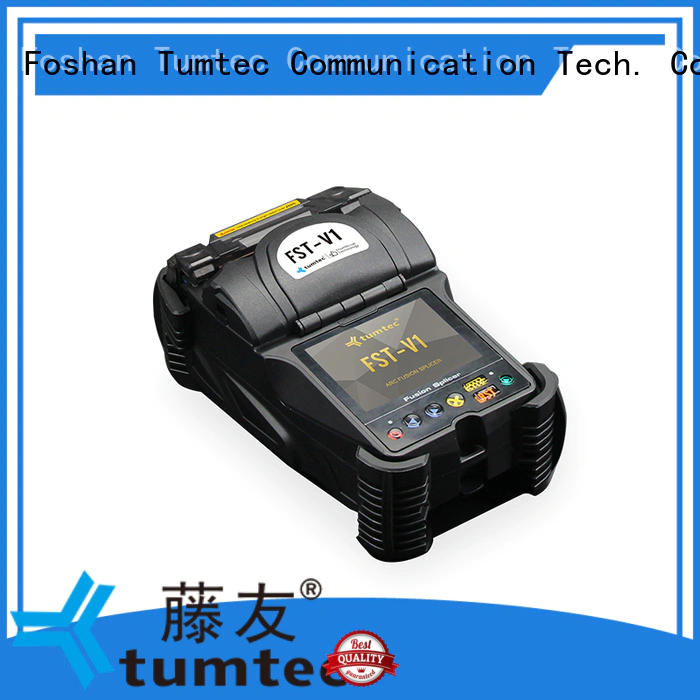 Tumtec optical fiber fusion splicing machine from China for telecommunications