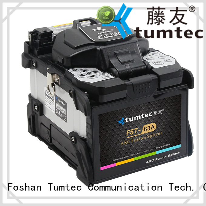 Tumtec v9 mini fiber splicing machine factory directly sale for fiber optic solution
