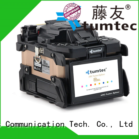 Tumtec v9 mini fusion splicing machine factory directly sale for telecommunications