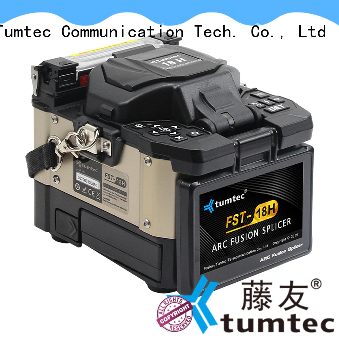 Tumtec six motor fiber splicing machine from China for fiber optic solution