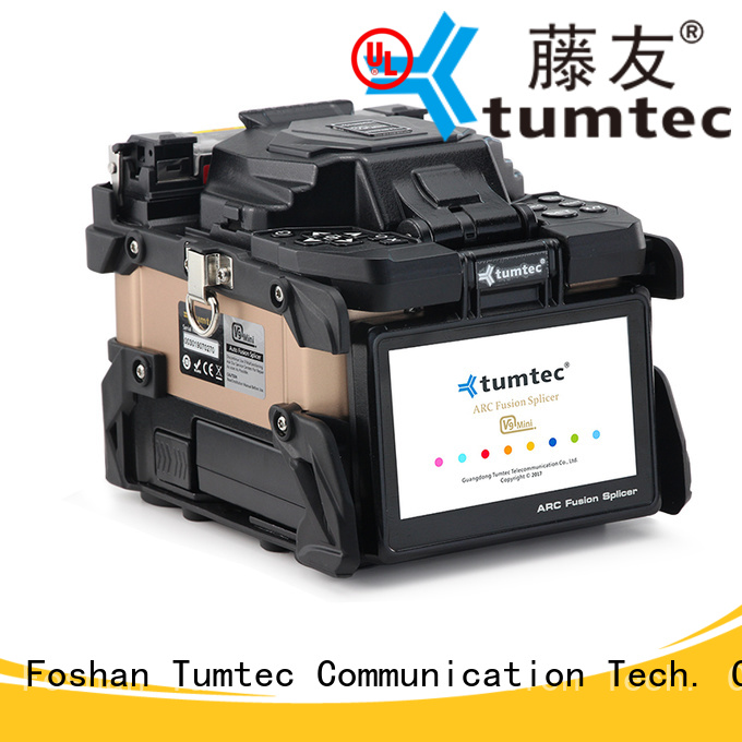 Tumtec v9 fiber splicing machine from China for fiber optic solution