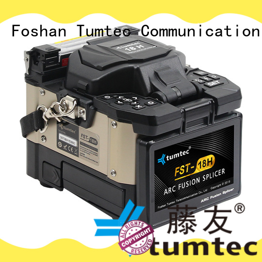 Tumtec four motors FTTH splicing machine from China for telecommunications