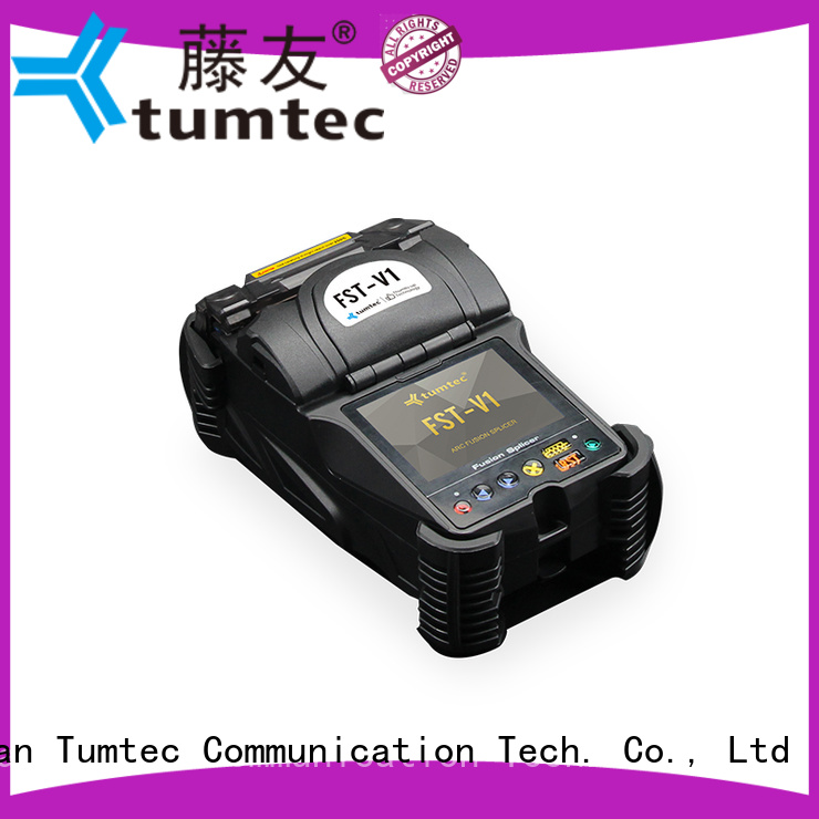 Tumtec four motors FTTH splicing machine from China for fiber optic solution