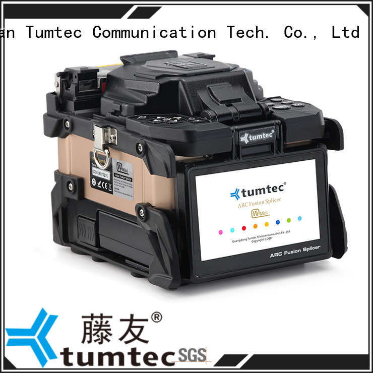 Tumtec stable optical fiber splicing machine factory directly sale for outdoor environment
