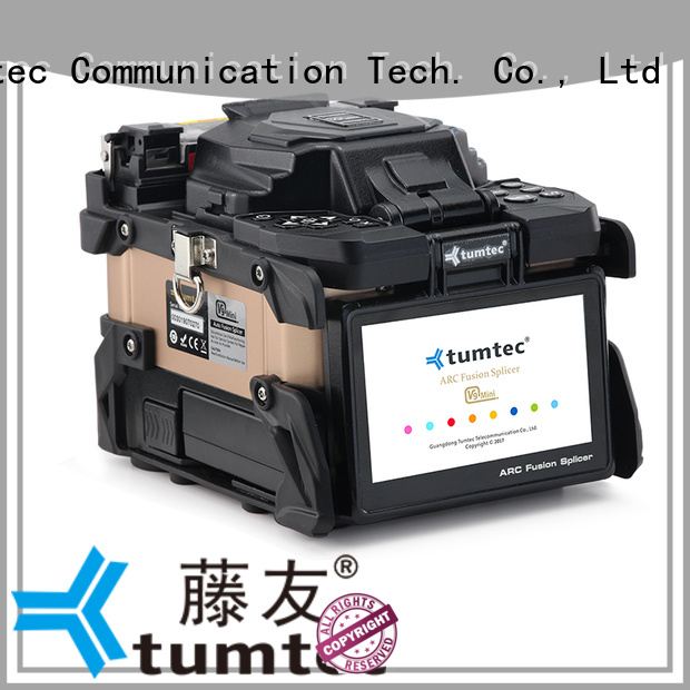 Tumtec v9 mini optical fiber fusion machine reputable manufacturer for outdoor environment