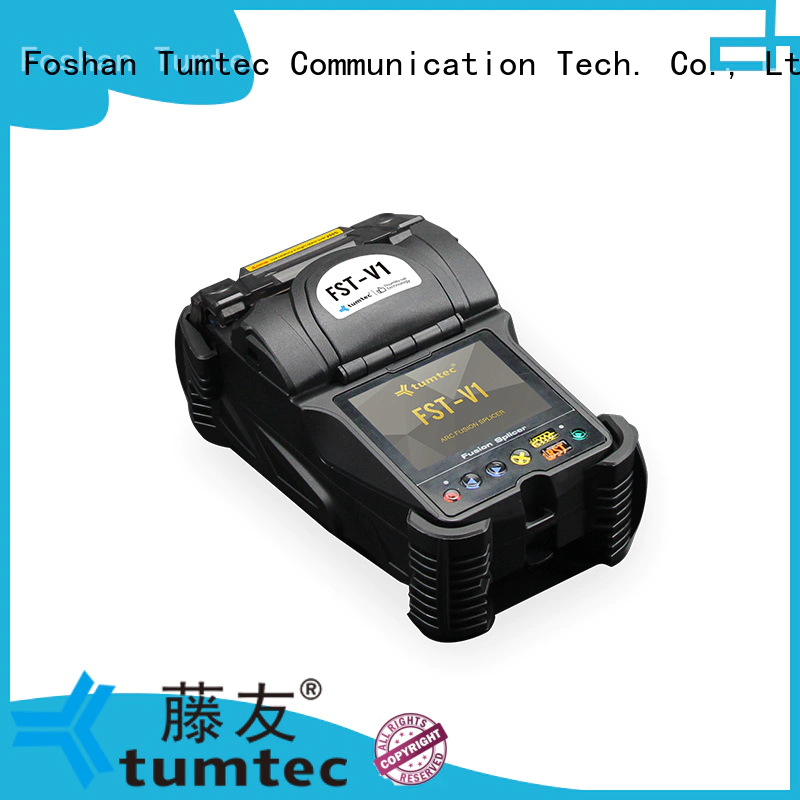 Tumtec optical fiber FTTH splicing machine factory directly sale for outdoor environment