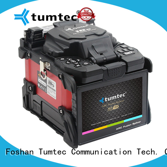 Tumtec four motors fiber splicing work from China for fiber optic solution bulk production