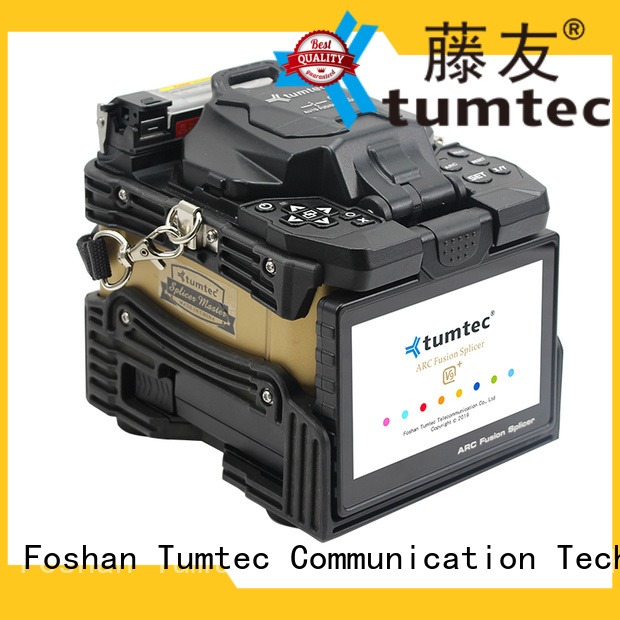 Tumtec v9 FTTH splicing machine from China for fiber optic solution